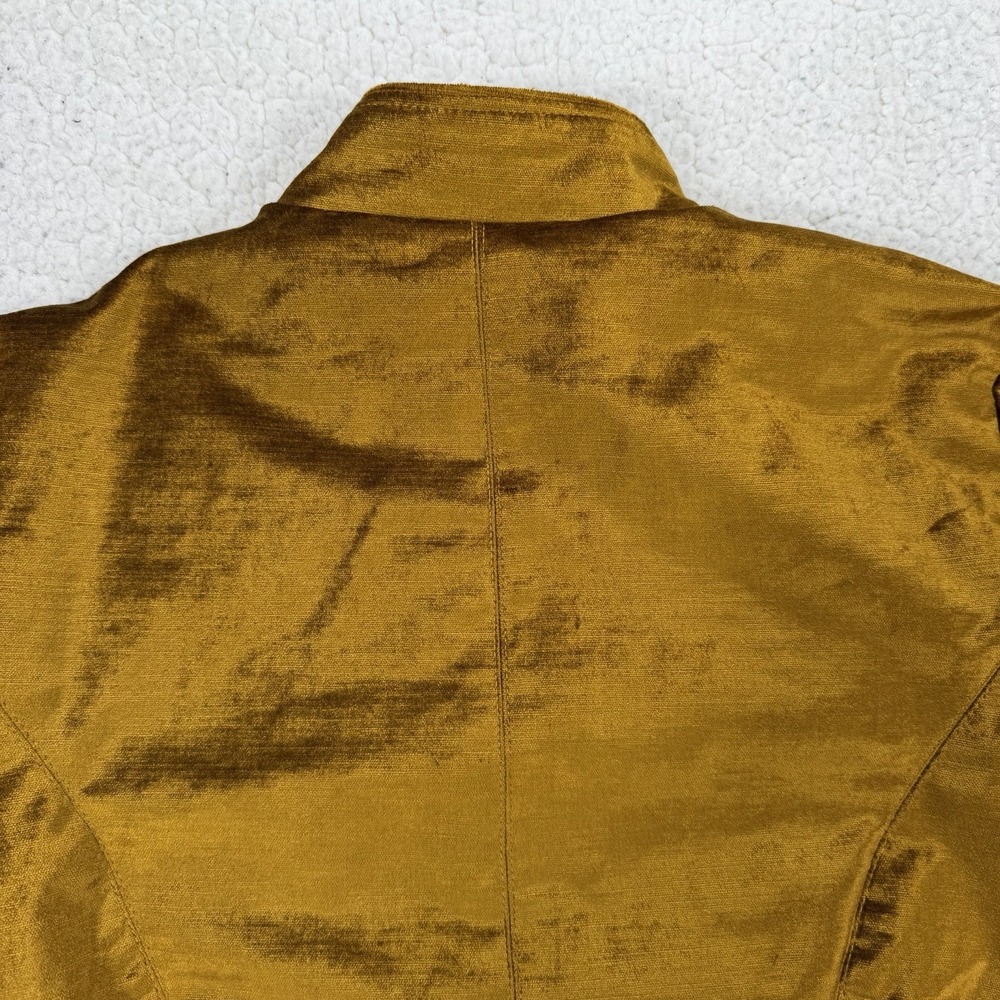 Free People Military Napoleon Jacket Women's XS Gold Boho Festival Steampunk - Picture 7 of 15